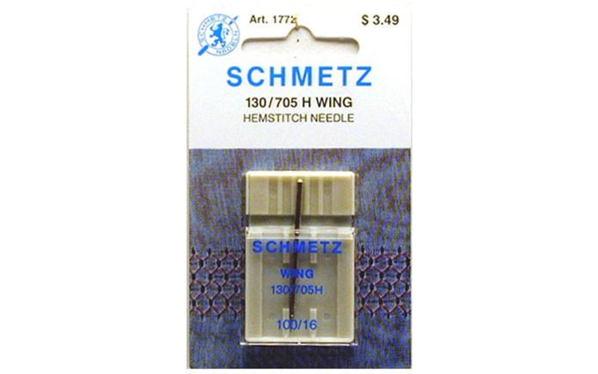 Schmetz Mach Needle Hemstitch Single Sz 100/16 1pc