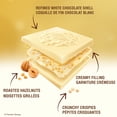 thumbnail image 3 of FERRERO ROCHER, 10 Individually Wrapped, Premium Hazelnut White Chocolate Squares, 3 of 10