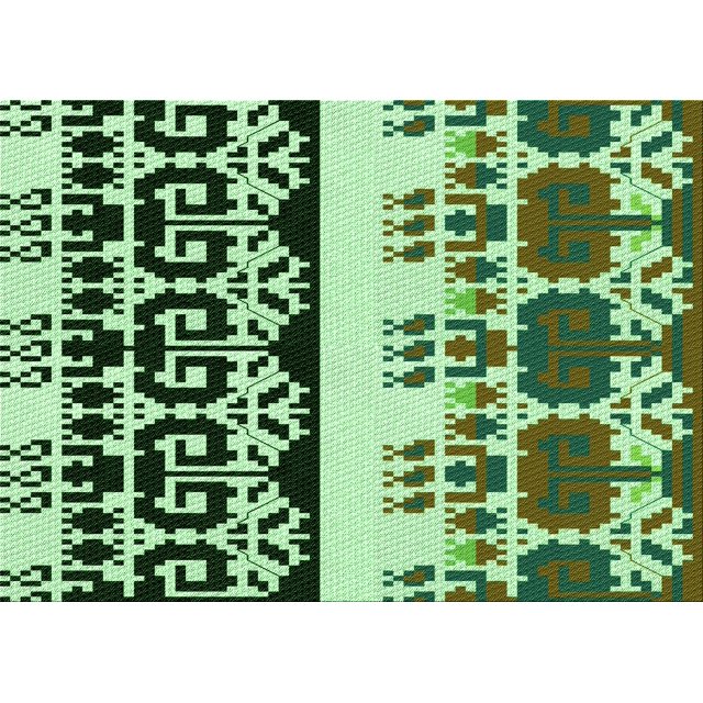 Ahgly Company Machine Washable Indoor Rectangle Transitional Light Green Area Rugs, 2' x 4'