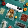 thumbnail image 1 of TIMIFIS Cling Film Slicer Vacuum Sealer Machine-Vacuum Sealer Machine Automatic Sealing System with 10 Heat Bags for Foods Storage Fresh-Keeping Kitchen Gadgets, 1 of 8