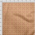 thumbnail image 4 of oneOone Cotton Poplin Medium Yellow Fabric Asian Block Floral Craft Projects Decor Fabric Printed By The Yard 56 Inch Wide, 4 of 4
