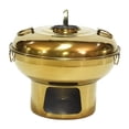 thumbnail image 3 of Stainless Steel Hot Pot Single Person Small Hotpot Small Hot Pot for Camping Aureate 20cm, 3 of 8