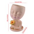 thumbnail image 5 of Flowers for Resin Girl with Flowers Flower Pot Resin Flower Pot, 5 of 5