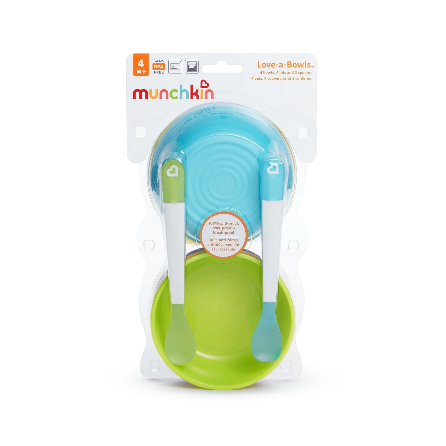 Munchkin Love A Bowls Ensemble d'Alimentation