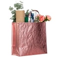 thumbnail image 4 of Walmart Large Quilted Reusable Shopping Bag, Grocery Tote Bag, Pink, 4 of 7