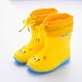 thumbnail image 2 of NOKIO Toddler Animal Print Rain Boots Non-Slip Rubber Sole Mud-Resistant Design 𝗪aterproof Lightweight Construction Cartoon Pattern Unisex Outdoor Footwear, 2 of 4