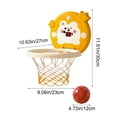 thumbnail image 3 of Yellow Basketball Hoop Toy With Sensing Scoring Voice Encouragement For Indoor Kids Play, 3 of 6