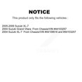 thumbnail image 2 of TEC Front Ceramic Disc Brake Pads TEC-1105 for Car Suzuki XL-7 Grand Vitara, 2 of 10