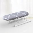 thumbnail image 3 of pitrice Small Folding Ironing Board Ironing Cuffs Tabletop Ironing Board with Folding Neckline for Home Gray, 3 of 9