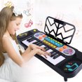 thumbnail image 3 of Kids' 37-Key Electronic Piano Toy for Ages 4-6 – Simulated Steel Piano with 2 Modes, Music Score & Chinese Color Box – Enhances Intelligence, Hand-Eye Coordination & Parent-Child Interaction – Safe, 3 of 3