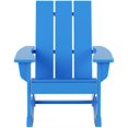 thumbnail image 4 of Palms Modern Adirondack Plastic Outdoor Rocking Chairs (Set of 4), 4 of 8