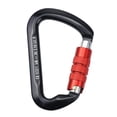 thumbnail image 1 of EGNMCR Aviation Aluminum Carabiner D Shape Buckle Pack 30KN Keychain Automatic Hanging buckle, 1 of 3