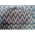 thumbnail image 4 of oneOone Cotton Silk Fabric Chevron Ikat Print Fabric By The Yard 42 Inch Wide, 4 of 4