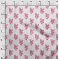 thumbnail image 2 of oneOone Silk Tabby Fabric Flower Artistic Decor Fabric Printed BTY 42 Inch Wide, 2 of 4
