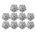 thumbnail image 2 of Polyhedral Lightweight English Letters Portable 20 mm for Toy Gift Teaching White, 2 of 8