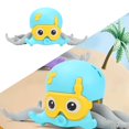 thumbnail image 4 of serony Floating Octopus Bath Toy Bathtub Toy Animal Swimming Pool Toy Blue, 4 of 8