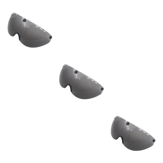 Transemion for Visor Peak 5-Snap Open Face Spare Parts Replaces Grey Type B 3Set