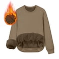 thumbnail image 4 of QIPOPIQ Chandail en Molleton Ras du Cou pour Hommes Manches Longues Décontracté Chaud en Polaire Chandail Liquidation, 4 of 9