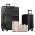 thumbnail image 1 of Jetstream 2-Piece Hardside Luggage Set, 20/28 in, with 3 Packing Cubes, Black, 1 of 13