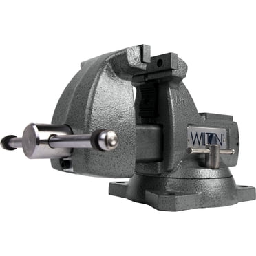 Wilton Tools 21300 Mâchoire de 4 Pouces de Large Ouverture de 4 1/2 Pouces Base Pivotante en Acier Étau de Mécanicien
