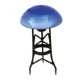 thumbnail image 1 of Garden Toad Stool - Blue Lapis Crackle, 1 of 1