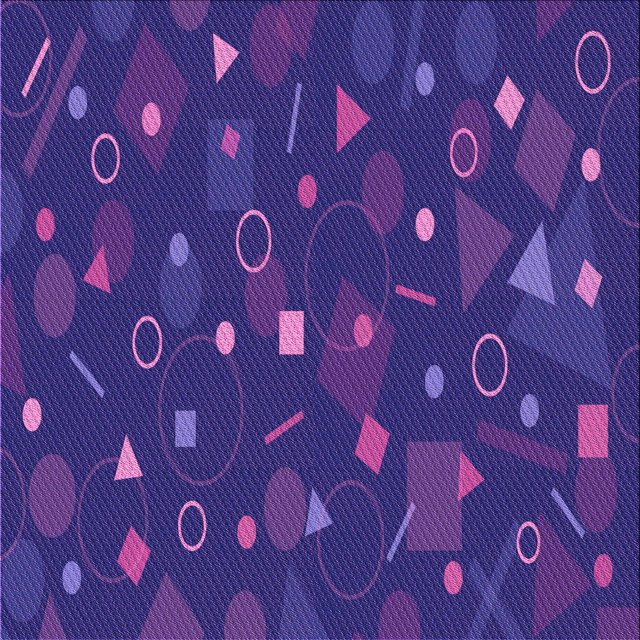 Ahgly Company Tapis d'Intérieur Lavables en Machine, Carrés de Transition Violet Vif, 8' Carré