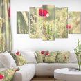 thumbnail image 1 of Meadow with Wild Poppy Flowers - Large Flower Canvas Art Print, 1 of 3