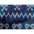 thumbnail image 4 of oneOone Cotton Poplin Fabric Chevron & Swirl Ikat Print Fabric BTY 56 Inch Wide, 4 of 4