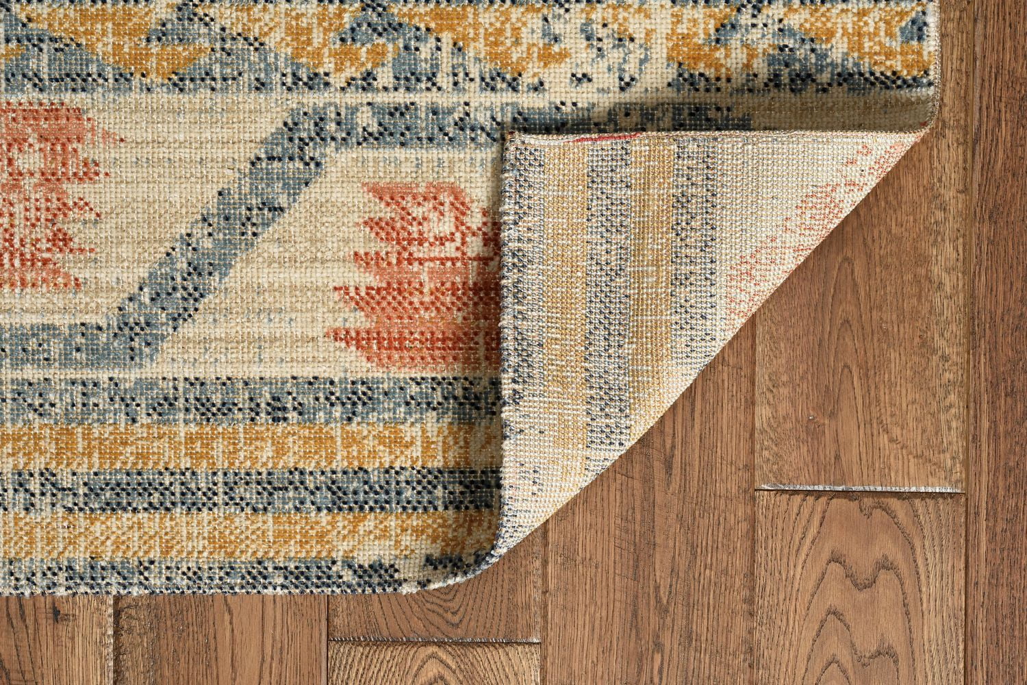 Tapis Grand Zéro Barlow ivoire & rouille de 5 pi x 7 pi 6 po