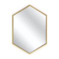 thumbnail image 1 of Miroir Marcellyn avec cadre en métal doré, 1 of 3