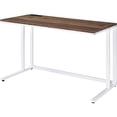 thumbnail image 1 of Acme Furniture Tyrese Writing Desk, Walnut & White Finish, 1 of 1