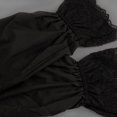 thumbnail image 2 of MYG Chemisier à Col Volanté Steampunk Médiéval Renaissance pour Homme Chemise de Pirate Vampire, 2 of 9