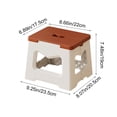thumbnail image 3 of Wzzjkit Tabouret Pliant Robuste pour l'Extérieur Camping Pêche Vendeur de Rue Tabouret de Repos Tabouret Pliant Portable pour Adulte, 3 of 6