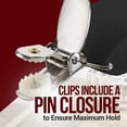 thumbnail image 2 of Mens Elastic X Back No Slip "Pin Clip" Straight Clip Suspenders - Brown (Tall, 54" Long), 2 of 5