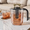 thumbnail image 4 of Bouilloire Froide avec Robinet 1,8 L Distributeur d'Eau de Réfrigérateur Filtre Théière à Fruits Contenant de Limonade Grande Capacité Pichet Refroidisseur en Plastique Pichet de Réfrigérateur Couleur Noire Infuseur de Fruits Pichet d'Eau, 4 of 7