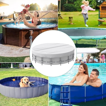 Yhmxh Sports et Plein Air Housse de Piscine Housse de Piscine Circulaire Adaptée à la Natation au Sol Housse pour Baignoire d'Eau Chaude Housse de Piscine