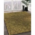 thumbnail image 3 of Ahgly Company Machine Washable Indoor Square Transitional Dark Golden Rod Brown Area Rugs, 7' Square, 3 of 7
