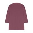 thumbnail image 4 of AherBiu Plus Size T Shirts for Women V Neck Loose Comfy Basic Tees Summer Workout Oversized Tshirt Tops, 4 of 6