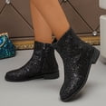 thumbnail image 1 of Amzcrzy Bottines pour Femmes Bottines Mi-Cheville pour Femmes Talon Épais Bout Rond Bottines pour Femmes Bottines pour Femmes Bottes pour Femmes Bottes pour Femmes Mode pour Femmes, 1 of 6