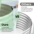 thumbnail image 4 of Yiwa Large Raised Garden Bed, 8x2x1 ft Outdoor Planter Box Kit with Galvanized Steel and Open Base Design, 4 of 8