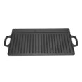thumbnail image 1 of Cast Iron Reversible Grill Griddle，Double Sided Grill Pan Perfect for Gas Grills and Stove Tops, Rectangular Baking Flat and Ribbed Griddle Plate, 1 of 5