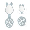 thumbnail image 3 of Unique Bargains 1 Pce Peigne Miroir Pliable en Forme de Lapin Bleu ABS Nylon, 3 of 6