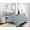 thumbnail image 2 of Swift Home Dot Clip Textured Duvet Cover Set, Soft All Season Bedding with Zipper Closure, Queen, Blue, 2 of 4
