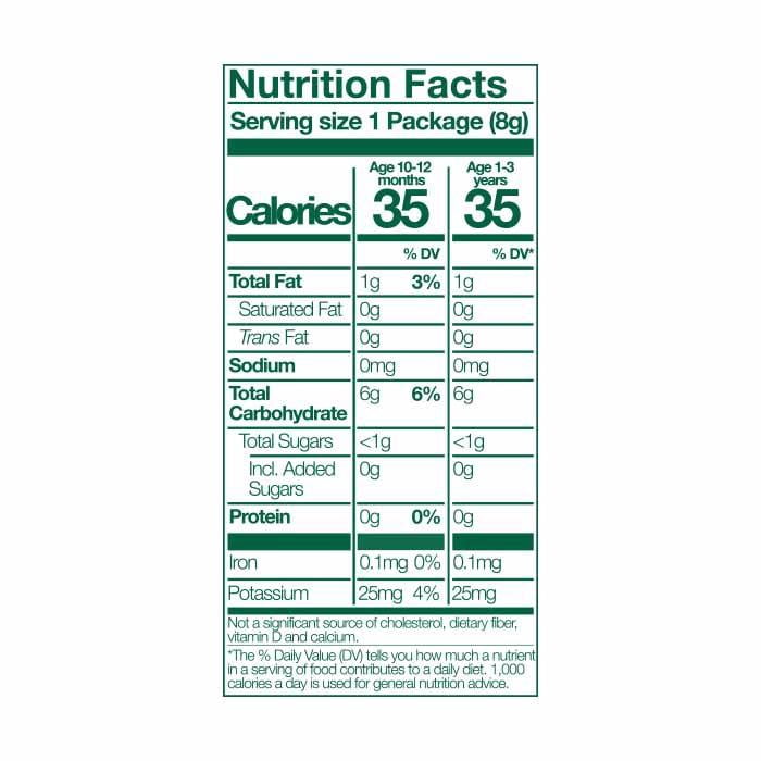 Little Bellies Biologique Banane Mais Moelleux 10+ Mois, 8gr