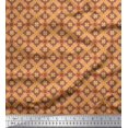thumbnail image 1 of Soimoi Rayon Fabric Check & Moroccan Ethnic Decor Fabric Printed Yard 56 Inch Wide, 1 of 3