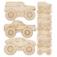 thumbnail image 3 of 6Pack Off-Road Car Drawing Board with Wood Material for Teens Diy and Decoration, 3 of 9
