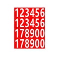 thumbnail image 1 of ZheElen 20pcs Strong Adhesive Number Label Sticker Wide Applications And Durable Waterproof And Oil Proof White Numbers, 1 of 6