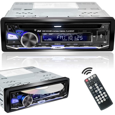 Alondy Single DIN Car Radio Stereo with CD DVD Bluetooth Player FM/AM/RDS Audio Receivers MP3 USB SD AUX