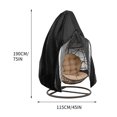 thumbnail image 3 of Dvkptbk Cover For Hanging Chairs In Courtyard Gardens Outdoor Chair Cover, 3 of 9