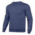 thumbnail image 1 of Ediodpoh Chandail pour Homme Ajusté Automne Décontracté Uni Col Rond Haut Couleur Col Rond Long Manteau Automne Poche Manches Longues Blouse pour Homme Chandail à Col Rond Bleu Marine P, 1 of 3